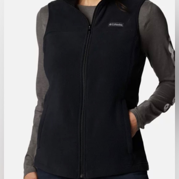Womens Columbia Black Fleece best Size large - Picture 1 of 5